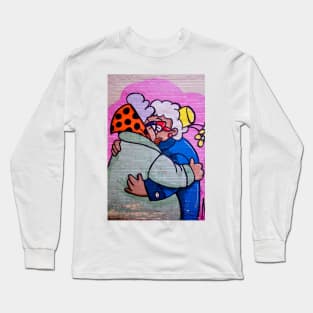 Street Art Graffiti Digbeth Birmingham UK Long Sleeve T-Shirt